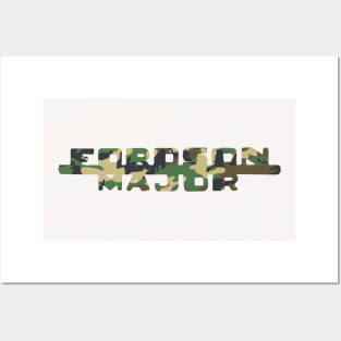 Vintage 1959 Fordson Major tractor logo camo style Posters and Art